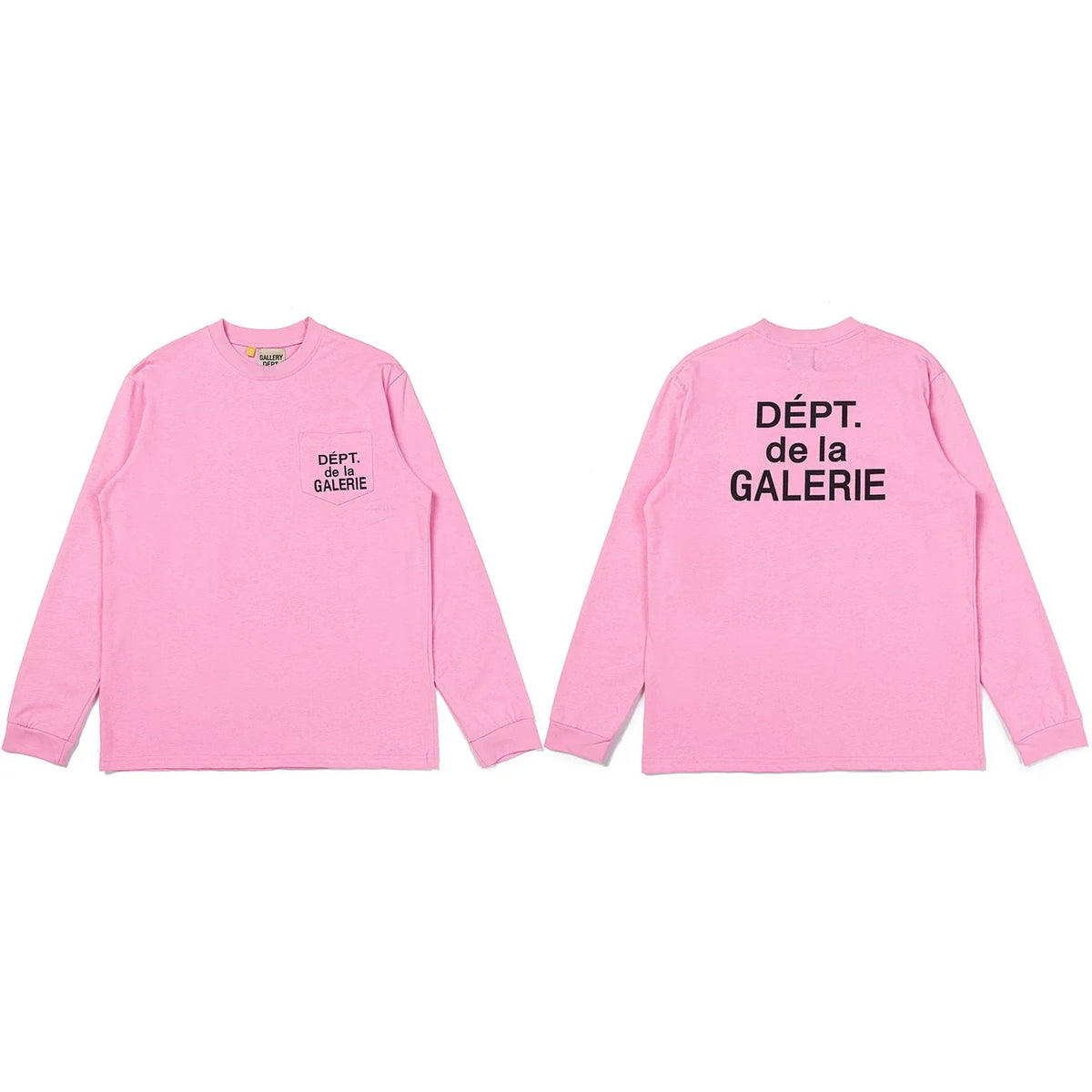 Gallery Dept. Pocket DÉPT. de la GALERIE Long Sleeve T-Shirt - Pink