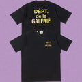 Gallery Dept. DÉPT. de la GALERIE Short Sleeve T-Shirt - Black/Yellow