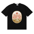 RHUDE Chateau Graphic Print T-Shirt - Black