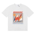 RHUDE French Riviera Graphic Print T-Shirt - White