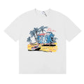 RHUDE Island Graphic Print T-Shirt - White