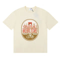 RHUDE Chateau Graphic Print T-Shirt - Cream