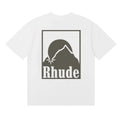 RHUDE Mountain Graphic Print T-Shirt - White