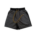 RHUDE Contrast Panel Athletic Shorts - Charcoal / Black