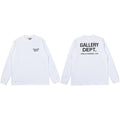 Gallery Dept. Hollywood Logo Long Sleeve T-Shirt - White