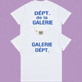 Gallery Dept. Galerie Dépt. Short Sleeve T-Shirt - White/Blue