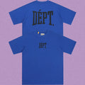 Gallery Dept. Arch Logo Short Sleeve T-Shirt - Royal Blue/Black
