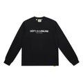 Gallery Dept. Front-Logo DÉPT. de la GALERIE Long Sleeve T-Shirt - Black