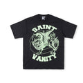 SAINT VANITY Winged Creature Graphic Short-Sleeve T-Shirt - Black / Light Green